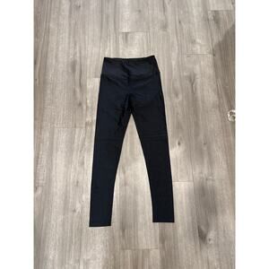 So High Waisted Shiny Black Leggings Women's Size Small